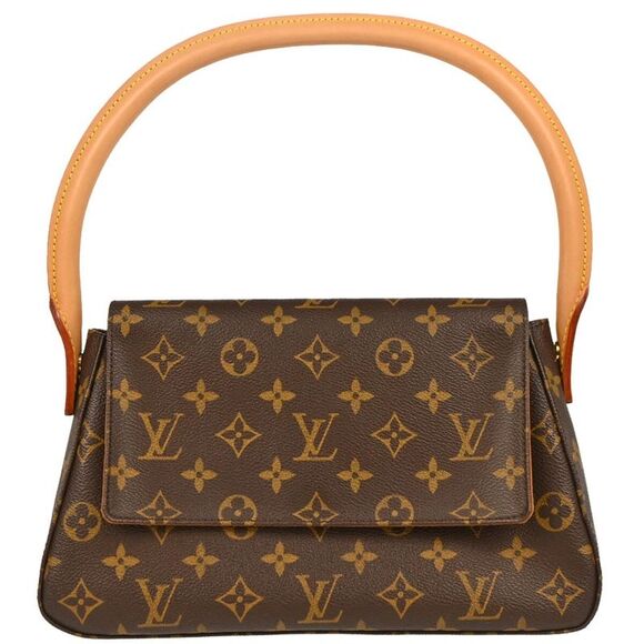 Louis Vuitton Looping Handbag Monogram Canvas Brown Canvas Handbag (Pre-Owned) - Picture 1 of 10